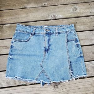 Denim skort